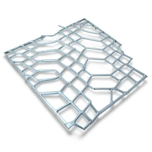 Hot Rolled Expanded Metal Sheet Flattened 2.7 mm Thickness, 1.22 M Width, 5 M Length, Jawhara Design