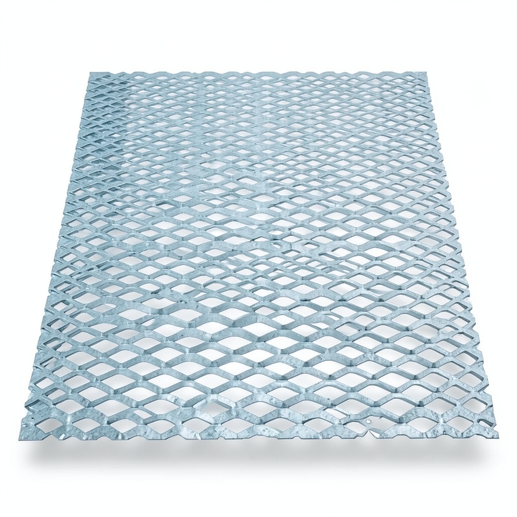 Galvanized Steel Expanded Metal Mesh Thickness 1.4 mm Width 1.22 M Length 5 M | Bait Al Tatawor