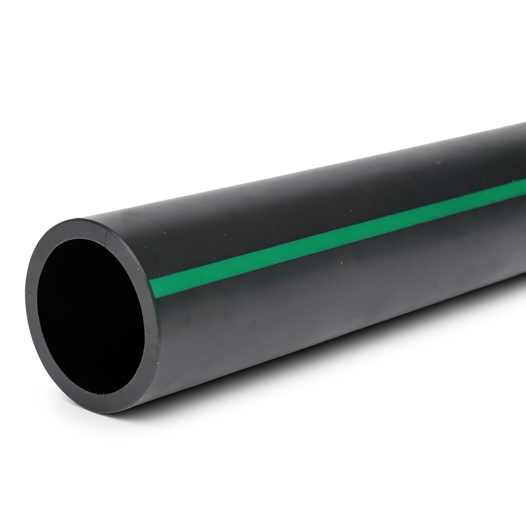أنابيب بلاستيك HDPE ضغط اسمي 6 بار PE 63 قطر خارجي 500 مم SDR 17.6 لون أسود
