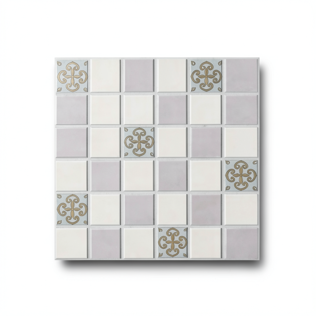 Decorative Square Porcelain Floors 30x30 cm, Various Colors