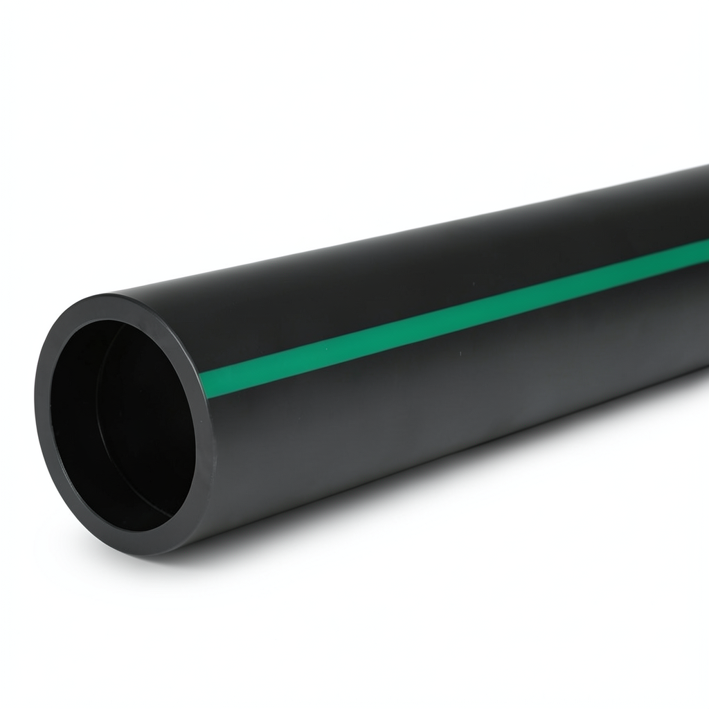 أنابيب بلاستيك HDPE ضغط 10 بار PE 63 قطر 500 مم SDR 11 أسود