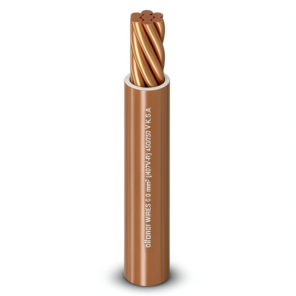 Alfanar 630 sq mm Single Wire 450/750V, Stranded Copper Conductor, Heat Resistant PVC Insulation 2.8mm | Al Fanar