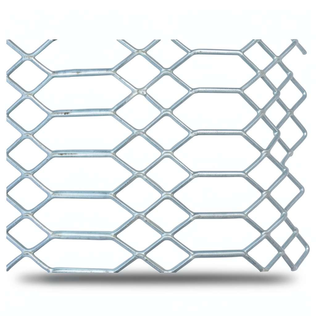 Hot Rolled Expanded Metal Mesh 2.3 mm Wire Diameter, 1.22 M Width, 6 M Length