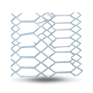 Hot Rolled Flattened Expanded Metal Jawhara Shape, Wire Diameter 3 mm, Width 1.22 M, Length 2 M