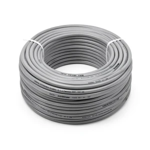 كابل نحاسي THHN/THWN معزول بمركب PVC قطر 3.1 مم 600 فولت طول 250 قدم رمادي | شركة الفنار