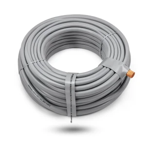 كابل نحاس THHN/THWN عزل PVC 105°C مقاس 5.26 مم² قطر 3.9 مم طول 500 قدم لون رمادي | شركة الفنار