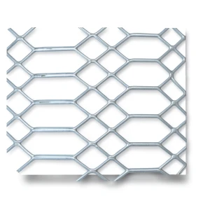 Hot Rolled Expanded Metal Sheet Flattened 2.7 mm Thickness, 1.22 M Width, 5 M Length, Jawhara Design