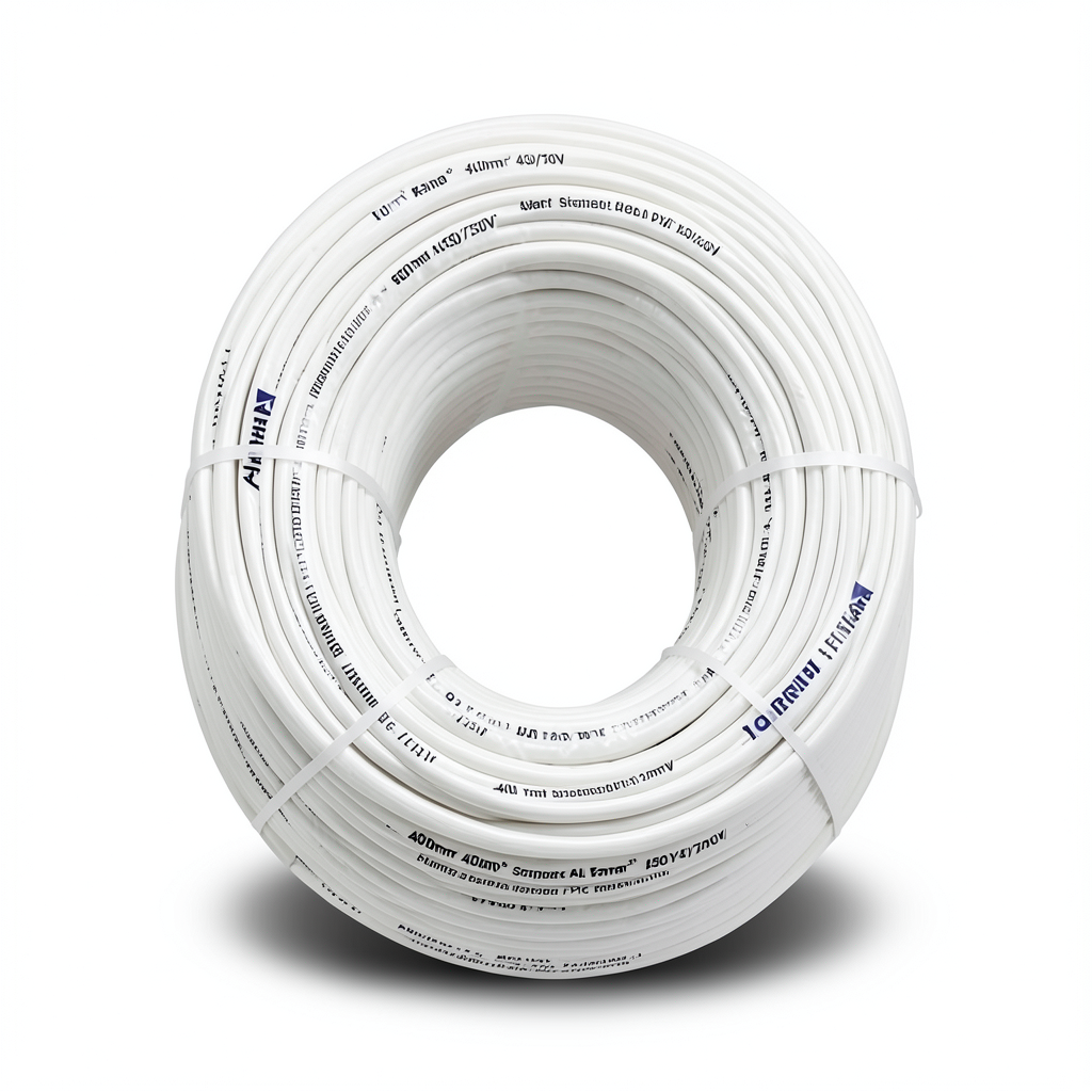 400mm² Stranded Electrical Wire 450/750V, Copper Conductor, Heat Resistant PVC Insulation, 100 Yards Coil | Al Fanar
