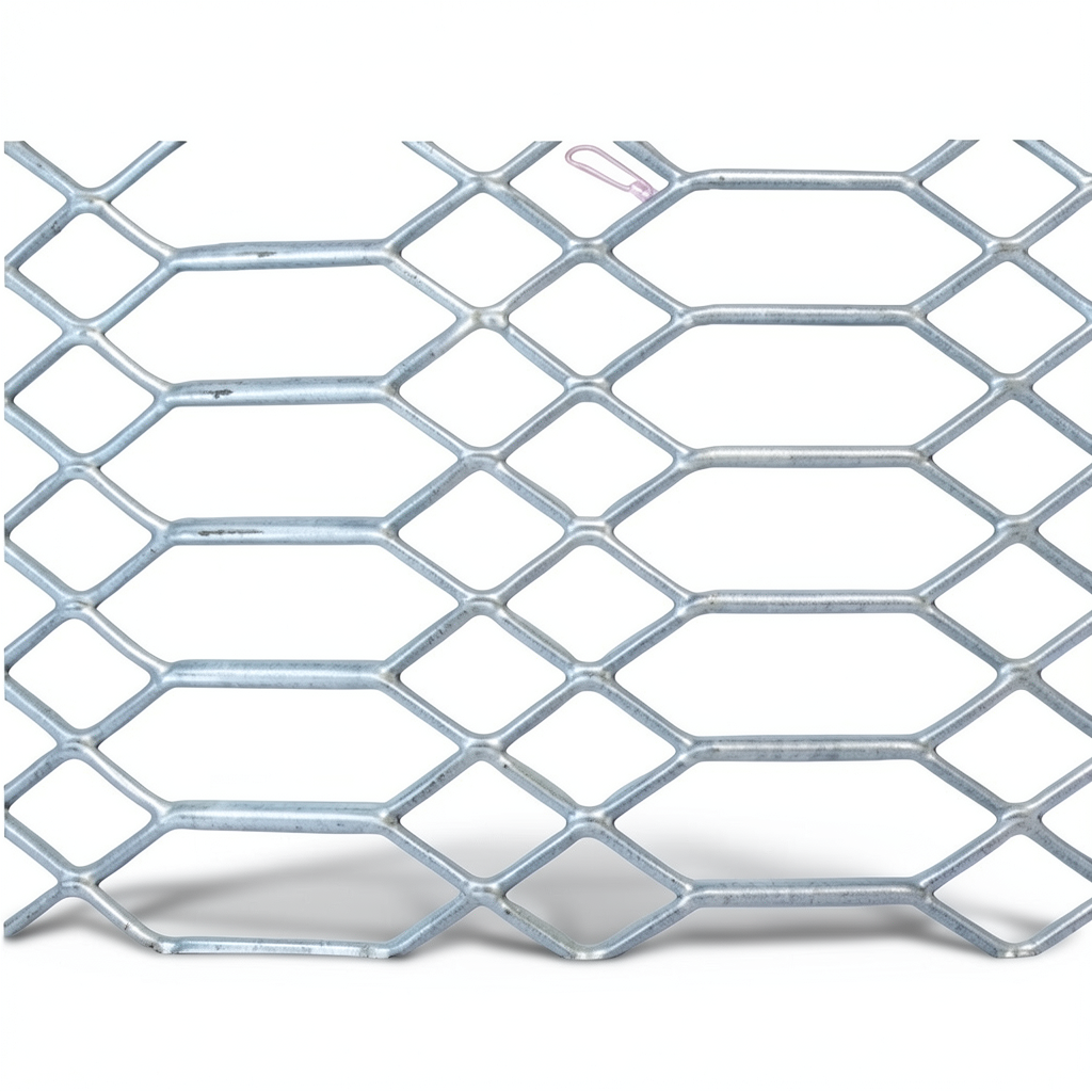 Hot Rolled Expanded Metal Mesh 2.7 mm Thickness, 1.22 M Width, 7 M Length, Jawhara Form