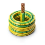 Electric Wire 70 mm2 450/750V Copper Conductor Heat Resistant PVC Insulated, Yellow/Green | Al Fanar