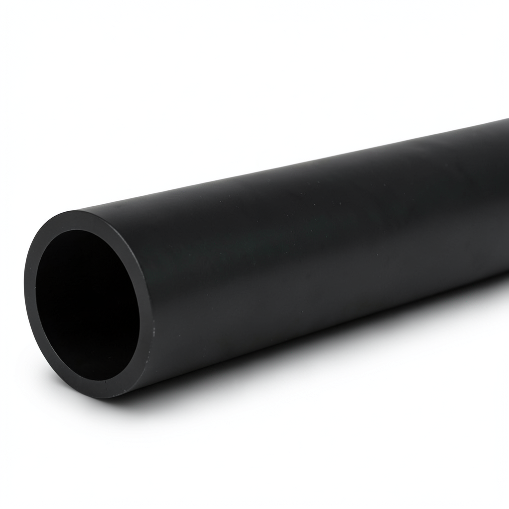 مواسير HDPE ضغط 10 بار PE 63 قطر خارجي 180 مم SDR 11 لون أسود