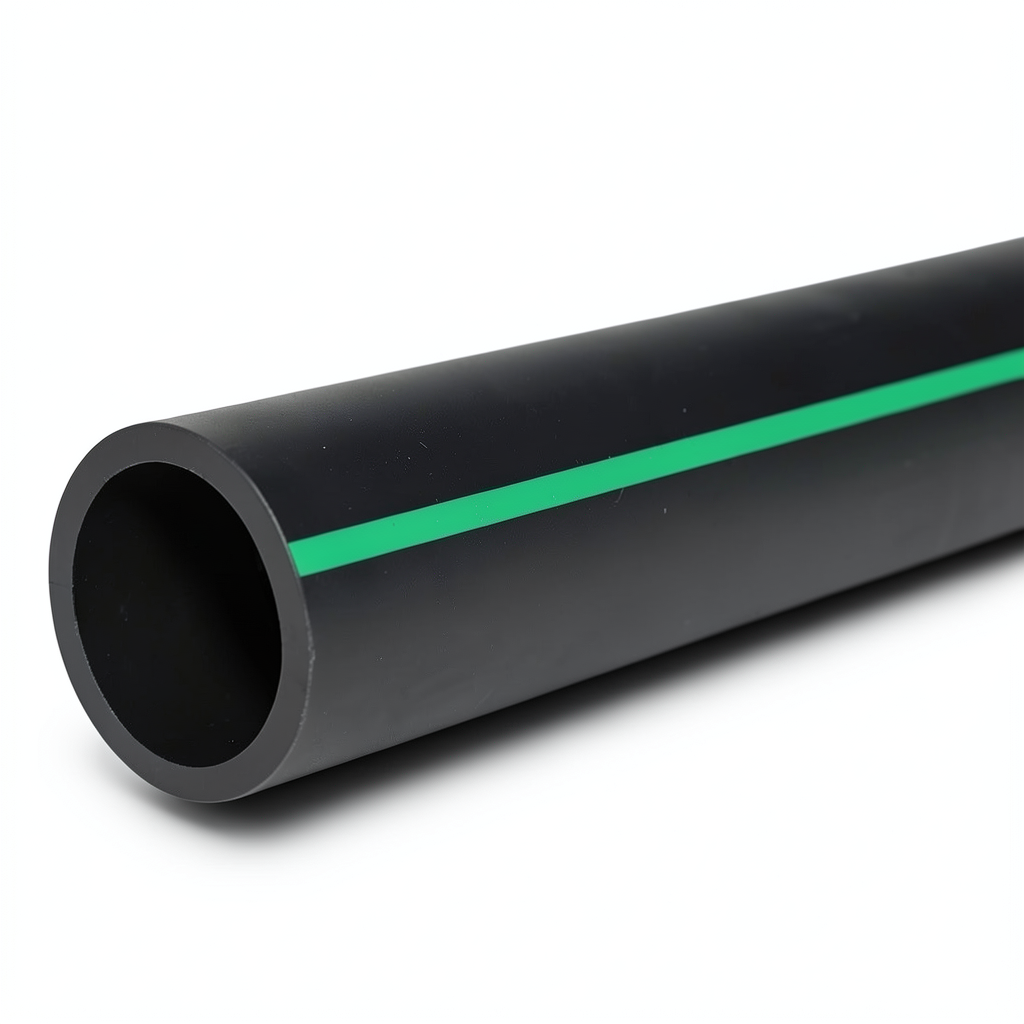 مواسير بلاستيك HDPE ضغط 10 بار PE 63 قطر خارجي 450 مم SDR 11 لون أسود