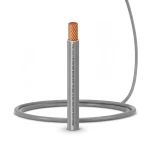 THHN/THWN Copper Cable PVC 105°C Insulation 5.26 mm² Diameter 3.9 mm 600 V Length 250 Ft Gray | Al Fanar