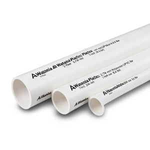 UPVC Pipes 3 Inch Thickness 2.74 mm Pressure 8.6 Bar White | Al Watania Plastics