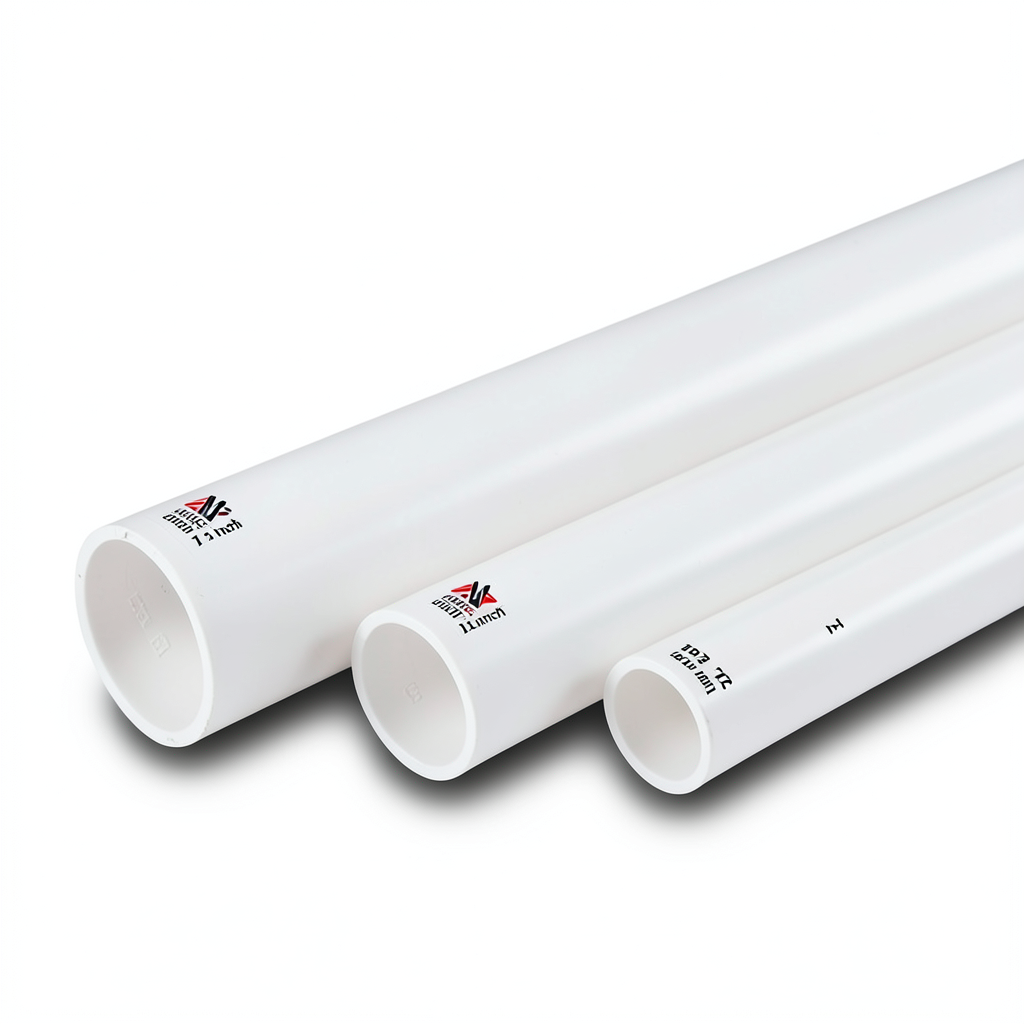 مواسير UPVC مقاس ½ 1 إنش ضغط 11 بار سمك 1.85 مم أبيض | بلاستيك الوطنية