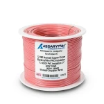 سلك كهرباء امريكي 12 AWG نحاس مجدول معزول PVC 105°C زهري 600 فولت 2500 قدم | شركة كابلات الشرقية للصناعة