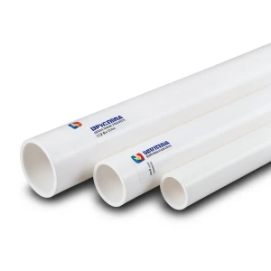 أنابيب UPVC مقاس ¾ إنش ضغط 13.8 بار سمك 1.52 مم أبيض | بلاستيك الوطنية