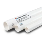 UPVC Pipes Nominal Pressure 11 Bar Size 3 inch Thickness 3.43 mm White | Al Watania Plastics