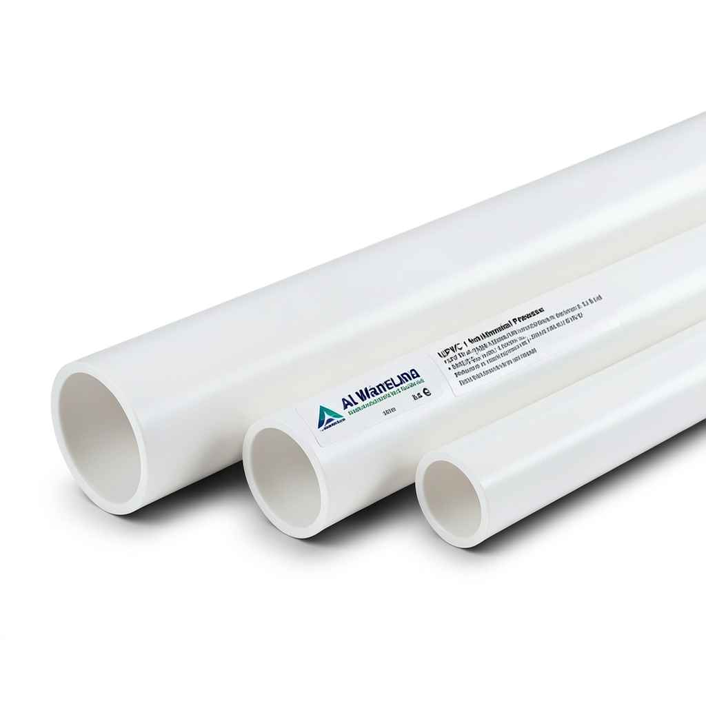 UPVC Pipes 1¼ Inch Nominal Pressure 13.8 Bar Thickness 2.01 mm White | Al Watania Plastics