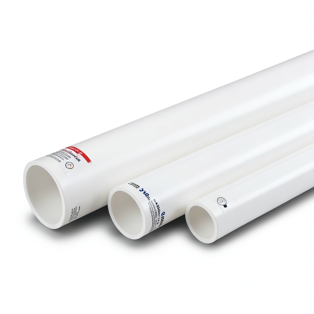 UPVC Pipes 6 Inch Nominal Pressure 11 Bar Thickness 6.48 mm White | Al Watania Plastics