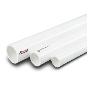 UPVC Pipes 8 Inch Nominal Pressure 11 Bar Thickness 8.43 mm White | Al Watania Plastics