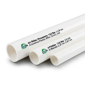 أنابيب UPVC ضغط اسمي 13.8 بار مقاس 2 إنش سمك 2.87 مم أبيض | بلاستيك الوطنية