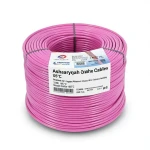 3 AWG Stranded Copper American Electric Wire, PVC Insulation 105°C, Pink, 600 Volts, 500 Feet | Asharqiyah Cables Company for Industry