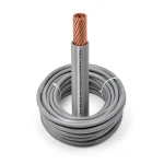 كابل نحاس THHN/THWN عزل PVC 105 درجة مئوية مقاس 5.26 مم² قطر 3.9 مم 600 فولت طول 300 قدم لون رمادي | شركة الفنار
