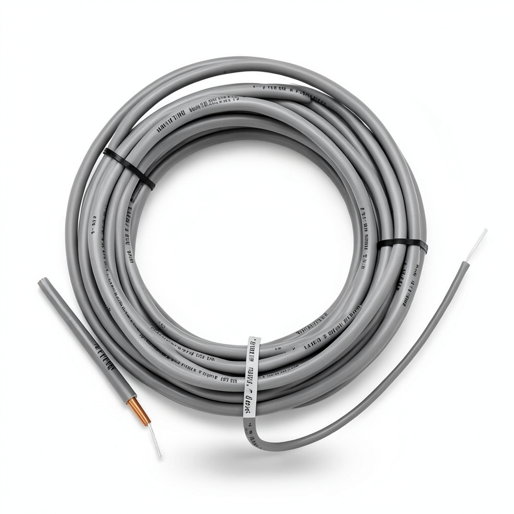 THHN/THWN Copper Cable PVC 105°C Insulation 0.82 mm² 2.2 mm Diameter 600 V 300 Ft Gray | Al Fanar