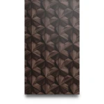 Dutch Geometric Wall Covering 10m x 0.53m Dark Brown