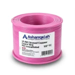 سلك نحاس مجدول 3/0 AWG عزل PVC 105°C، زهري، 600 فولت، 500 قدم | شركة كابلات الشرقية للصناعة