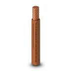 كابل نحاس THHN/THWN عزل PVC 105°C قطر 2.7 مم 600 فولت طول 500 قدم بني | شركة الفنار