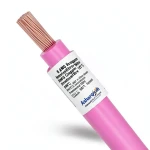 8 AWG Stranded Copper American Electrical Wire, PVC Insulation 105°C, Pink, 600V, 500 ft | Asharqiyah Cables Company for Industry