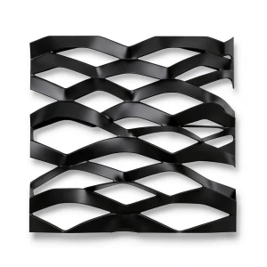 Hot Rolled Black Steel Expanded Metal Mesh Thickness 1.5 mm Width 1.22 m Length 3 m