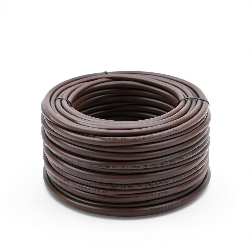 THHN/THWN Copper Cable PVC 105°C Insulation 2.08 mm² 2.7 mm Diameter 600 V 250 F Brown | Al Fanar