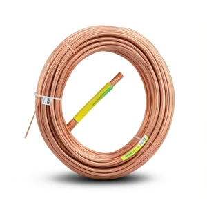 THHN/THWN Copper Cable PVC 105°C Insulation MM 600 Diameter 2.7 mm 600 Volt 300 Feet Yellow with Green | Al Fanar