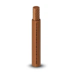 كابل نحاس THHN/THWN معزول PVC 105°C مقاس 3.31 مم² قطر 3.1 مم 600 فولت طول 300 قدم بني | شركة الفنار