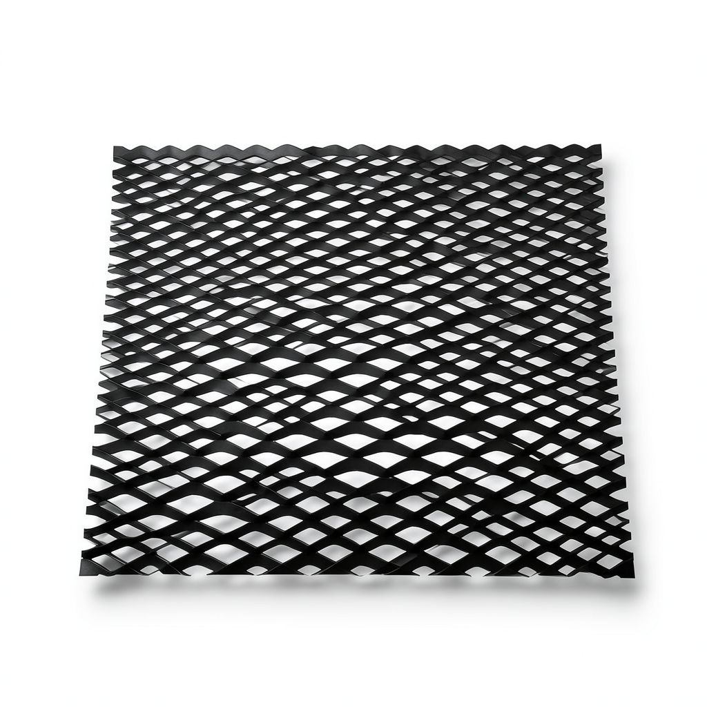 Hot Rolled Black Steel Expanded Metal Mesh Thickness 1.5 mm Width 1.22 m Length 7 m