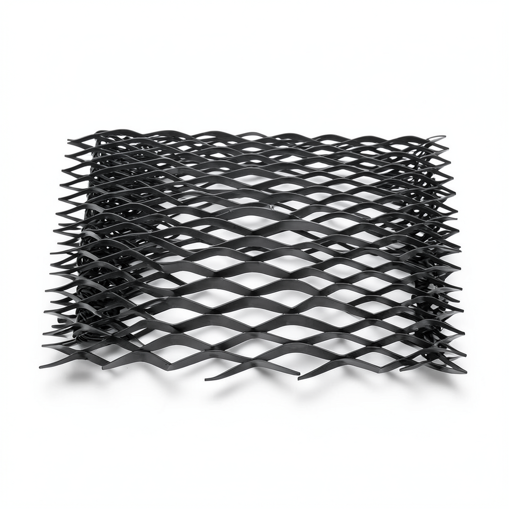 Hot Rolled Black Steel Expanded Metal Mesh Thickness 1.7 mm Width 1.22 m Length 4 m