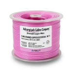 سلك كهرباء نحاس مجدول 10 AWG عزل PVC 105°C، زهري، 600 فولت، 2500 قدم | شركة كابلات الشرقية للصناعة