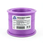 10 AWG Stranded Copper Electrical Wire PVC Insulation 105°C Purple 600V 2500ft | Asharqiyah Cables Company for Industry