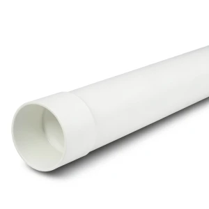 أنابيب UPVC ضغط 15 بار مقاس 1 إنش سماكة 2.8 ملم لون أبيض