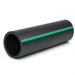 مواسير HDPE ضغط 15.9 بار PE 63 قطر 180 مم SDR 7.4 أسود