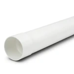 مواسير بلاستيك UPVC ضغط 15 بار مقاس 1/4 1 إنش سماكة 3.3 مم لون أبيض