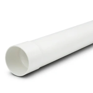 مواسير بلاستيك UPVC ضغط 15 بار مقاس 1/4 1 إنش سماكة 3.3 مم لون أبيض