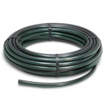 لفة أنابيب بلاستيك HDPE ضغط 6.2 بار PE 63 قطر خارجي 40 مم SDR 13.6 أسود مع خطوط خضراء