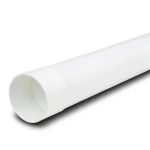 أنابيب بلاستيك UPVC ضغط 15 بار مقاس 2 إنش سماكة 4.5 مم لون أبيض