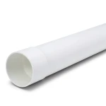 مواسير UPVC ضغط 15 بار مقاس 3 إنش سماكة 6.6 ملم لون أبيض