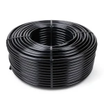 لفة أنابيب بلاستيك HDPE ضغط 6.3 بار، قطر خارجي 110 ملم، سماكة 4.2 ملم، لون أسود