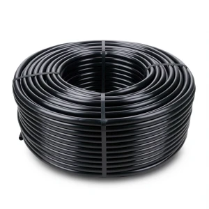 High Density Polyethylene Coil Pipe Pressure 6.3 Bar PE 100 Size 125 mm Black